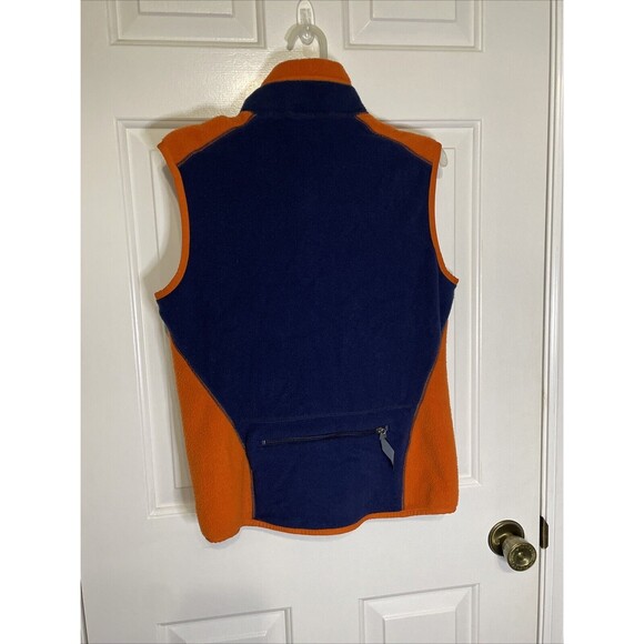 Vintage Orange Blue Patagonia Flyer Vest Wind Resistant Sz S Made In USA Granola - Picture 3 of 10